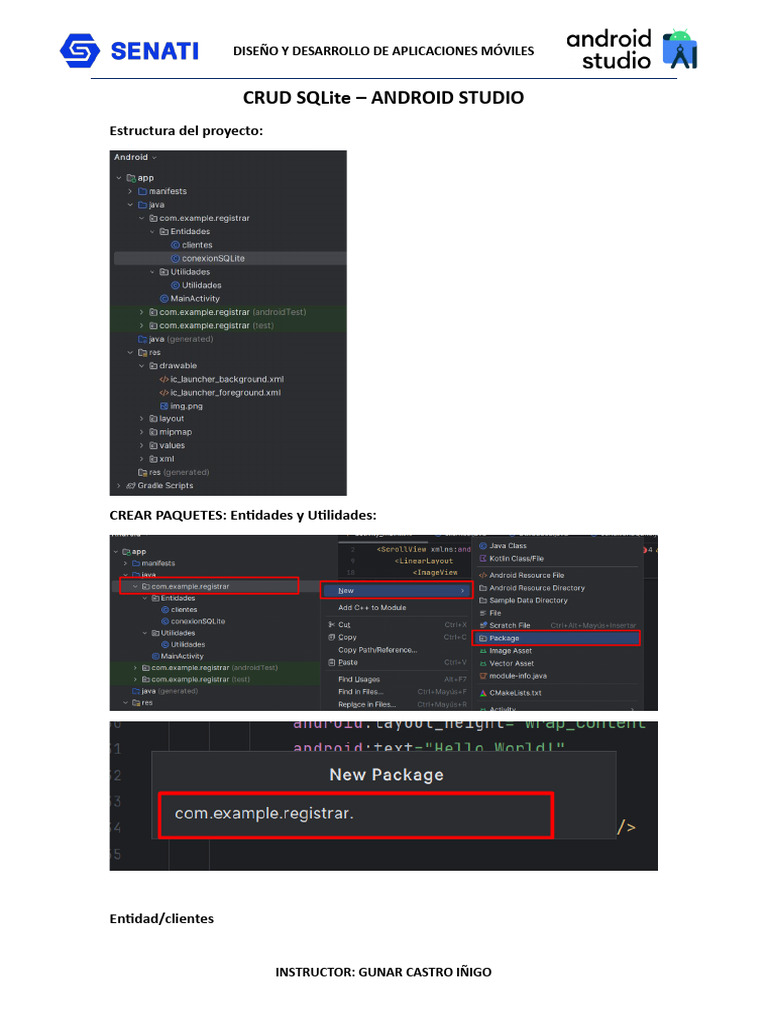 Diseño de Apps Móviles en Android Studio | PDF