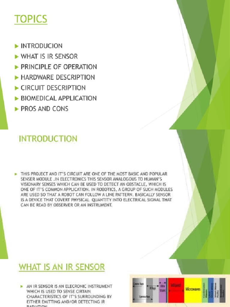 Ir Sensor | PDF