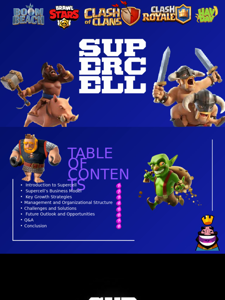 Supercell: Business Model & Growth Strategies | PDF | Innovation ...