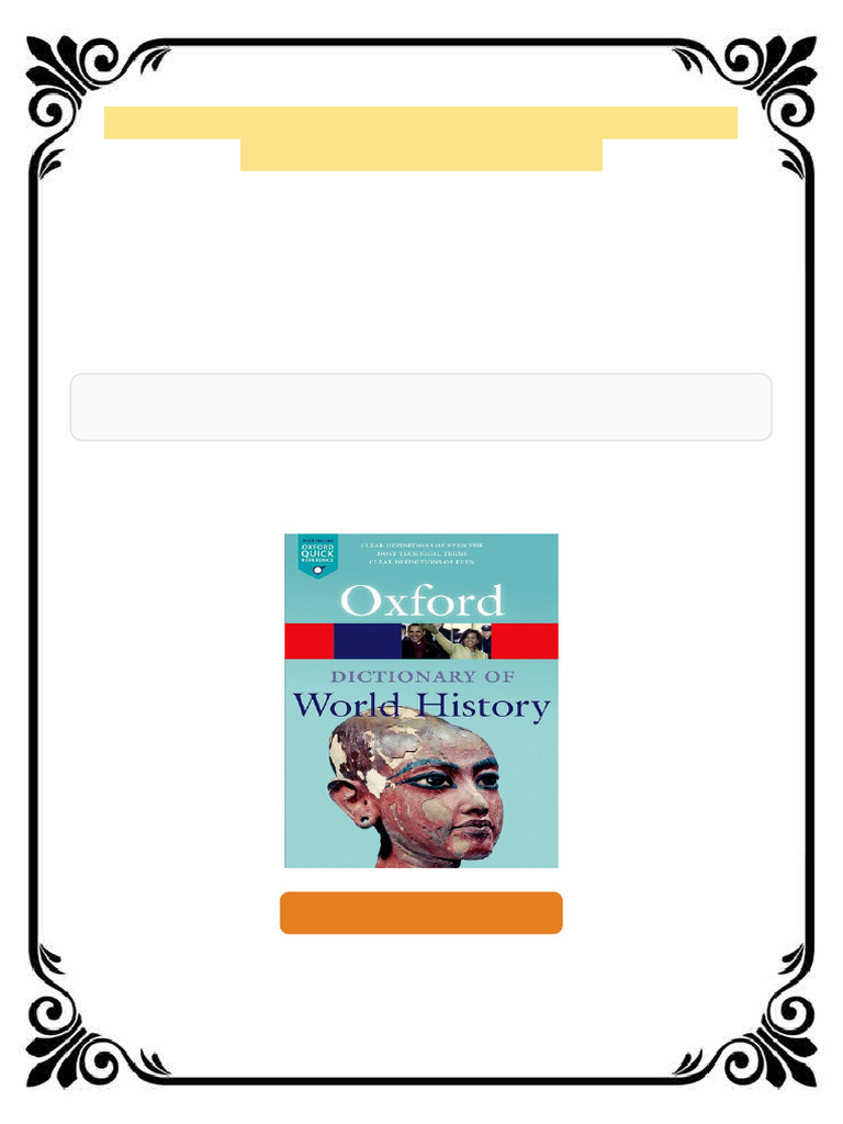 A Dictionary of World History 3rd Edition Thomas Edmund Farnsworth ...