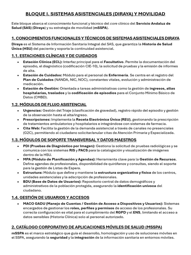 Sistemas Asistenciales Diraya y Movilidad | PDF | Aplicación movil ...