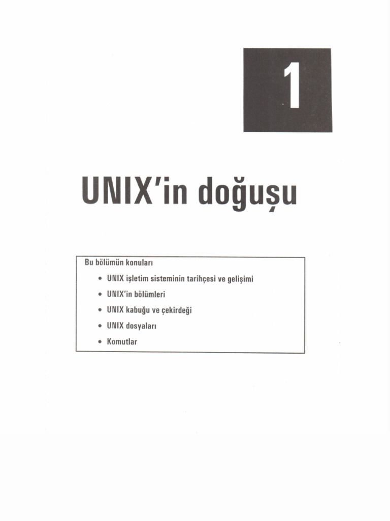 UNİX | PDF