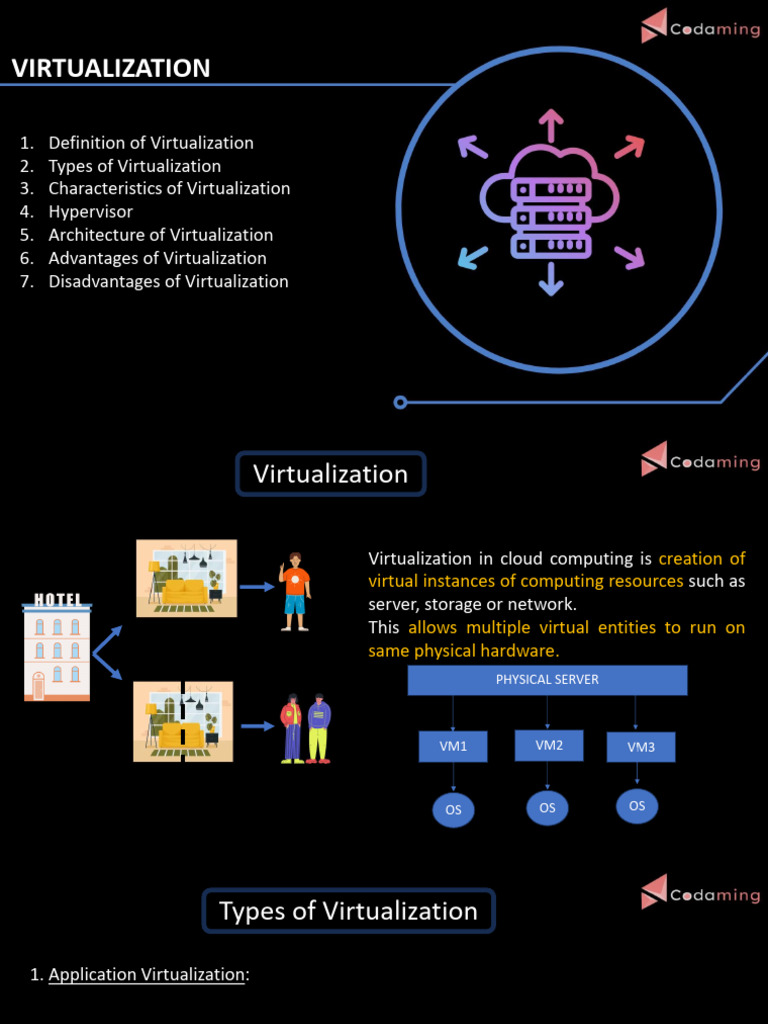 Understanding Virtualization Types and Benefits | PDF | Virtualization ...