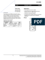 General Purpose NPN Transistor Array Applications: FN483.6 Data Sheet December 15, 2011