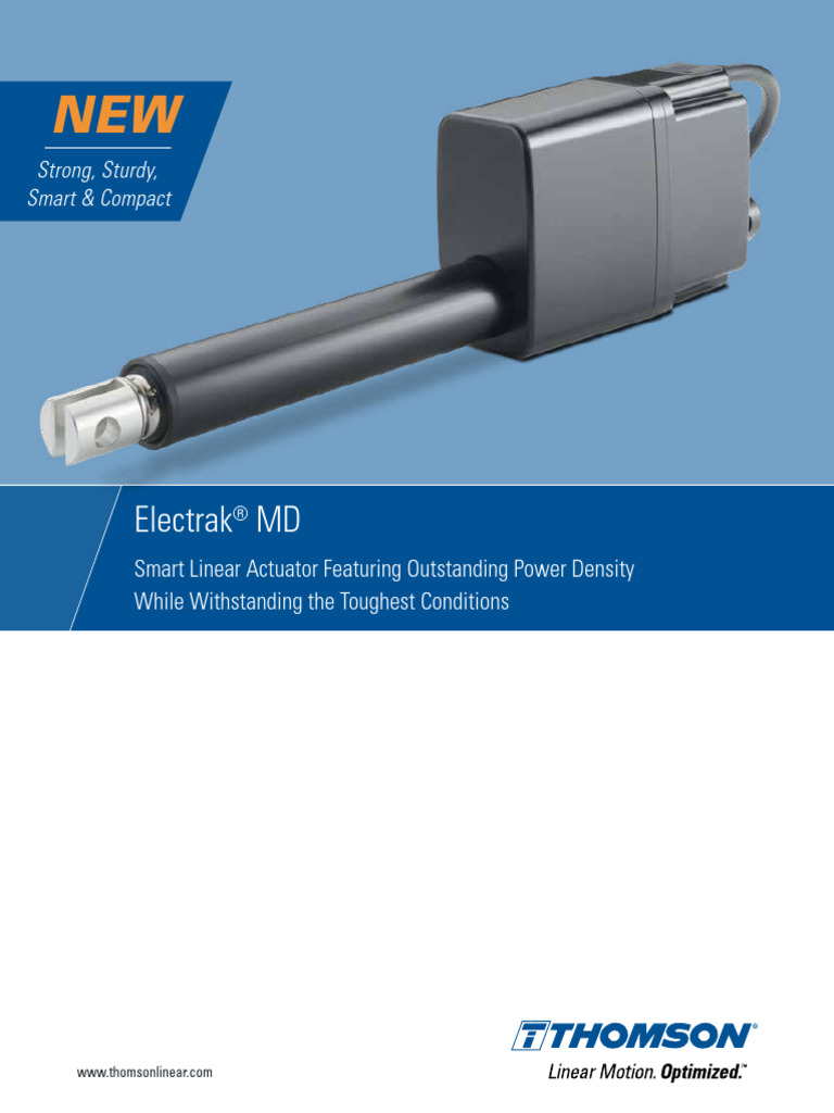 Electrak MD: Smart Linear Actuator | PDF | Actuator | Switch