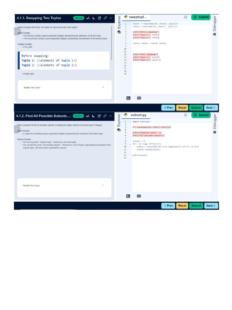 Week 4 Python Programs | PDF