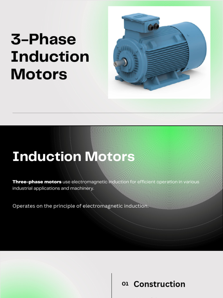 3-Phase Induction Motors Overview | PDF