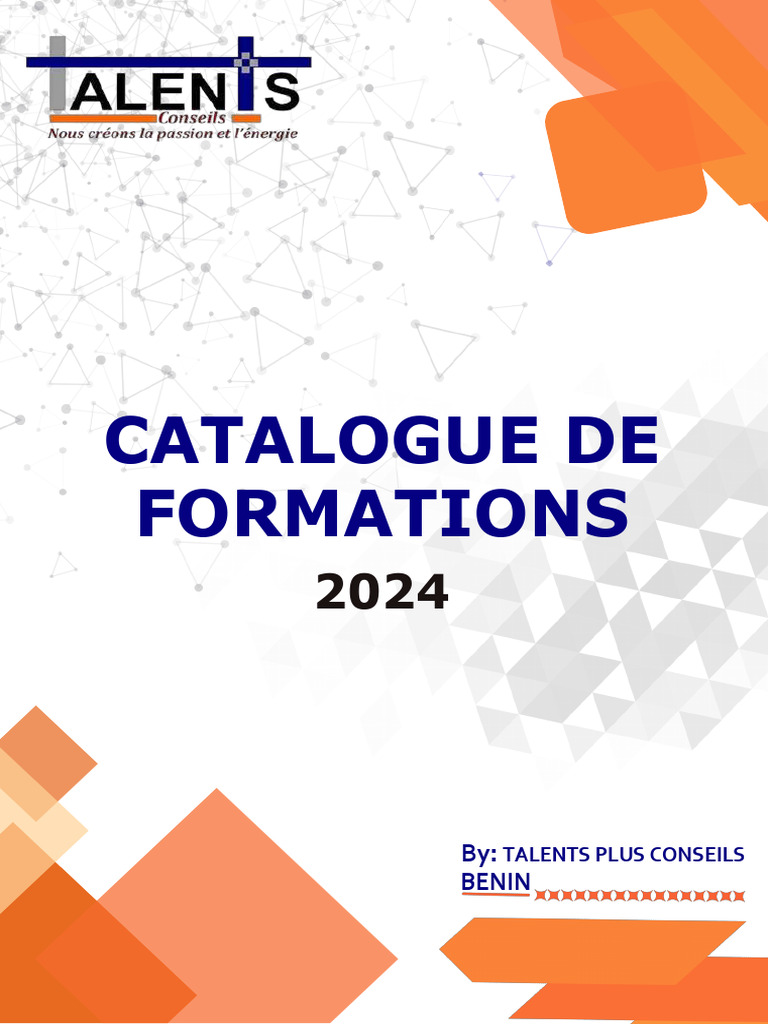 Catalogue de Formations 2024 - Talents Plus | PDF | Gestion des ...