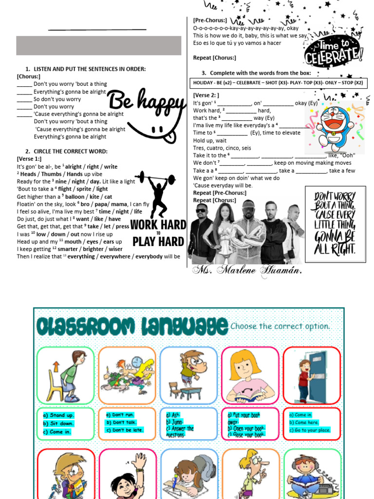 Exercises Unit Welcome To Sena and About People | PDF