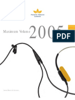 Maximum Volume: Annual Report & Accounts