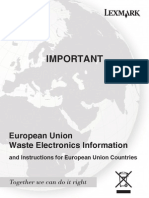 EU Waste Electronic Information