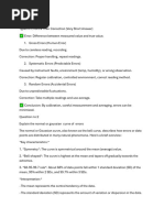 Error Analysis in Class 11 Physics | PDF
