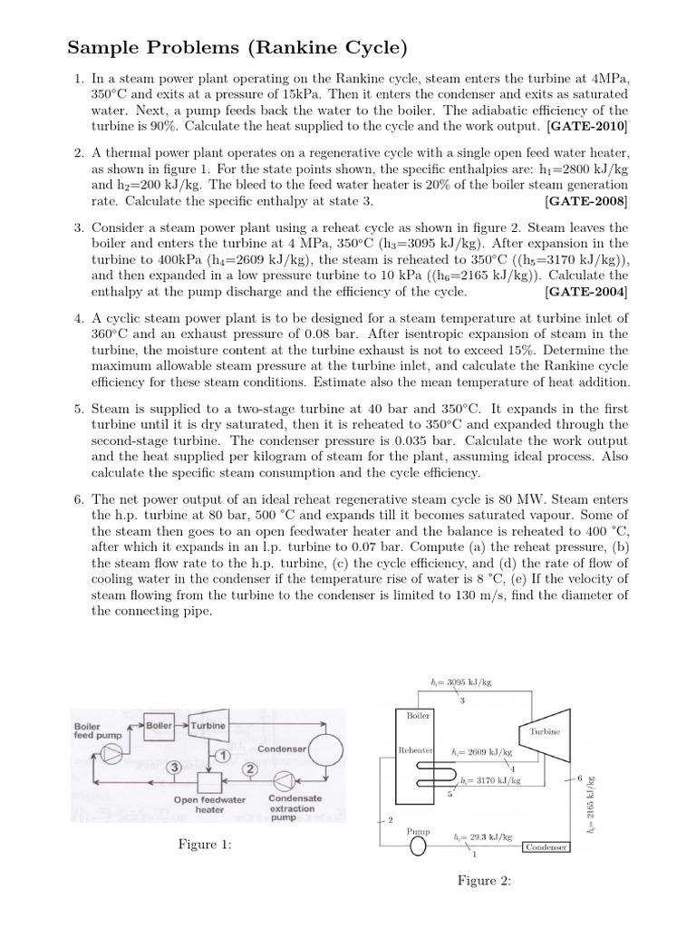 Rankine | PDF | Steam | Energy Technology