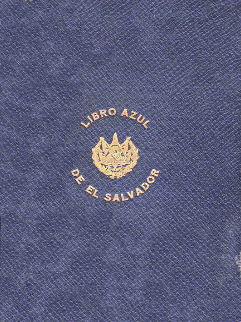 El Libro Azul de El Salvador | PDF