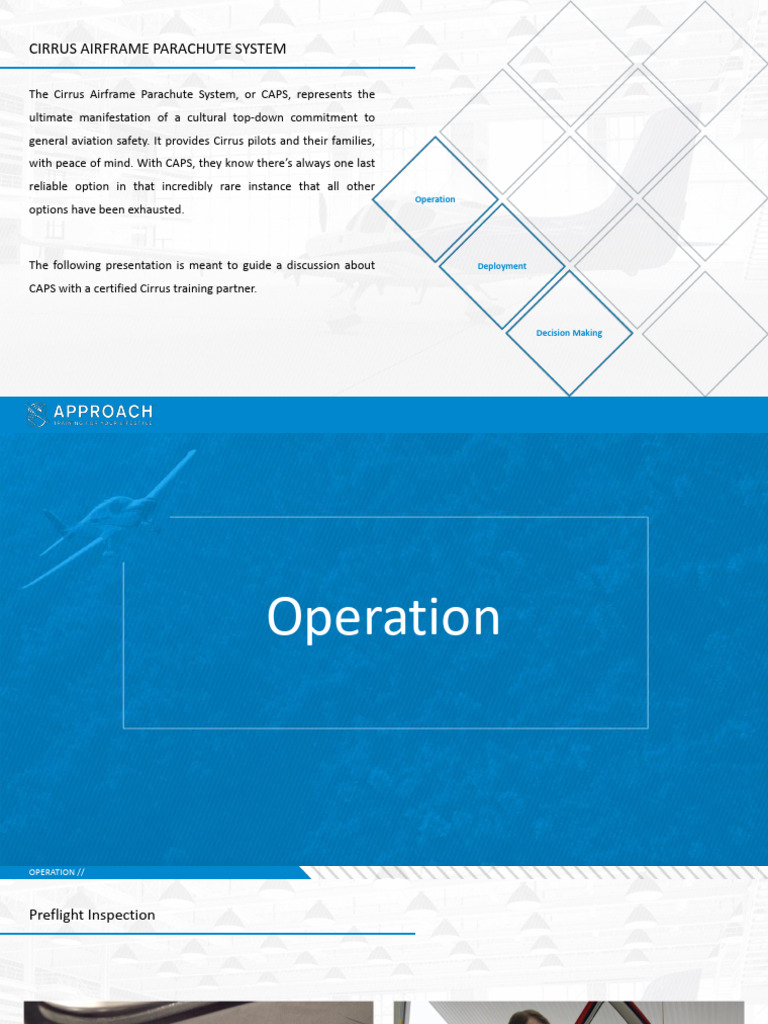 Cirrus Airframe Parachute System Guide | PDF | Aviation Safety | Aircraft