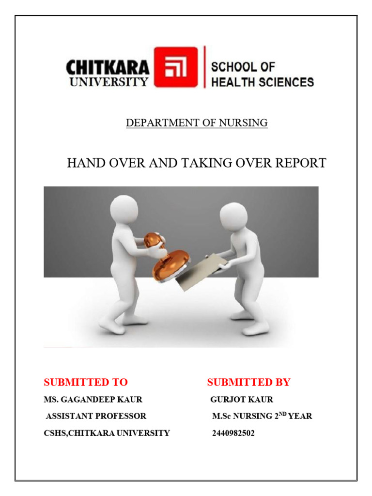 Nursing Handover and Transfer Protocols | PDF | Electronic Health ...