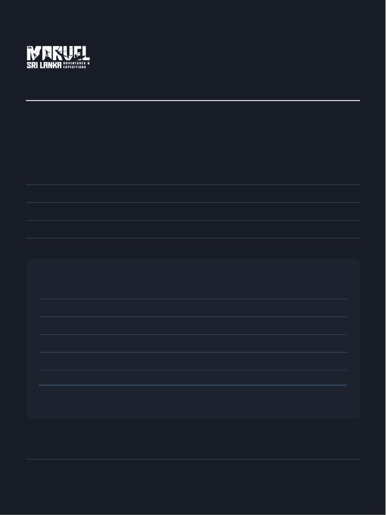 Bomburu Ella Abseiling Receipt | PDF