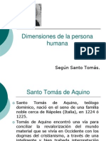 Dimensiones de La Persona Humana