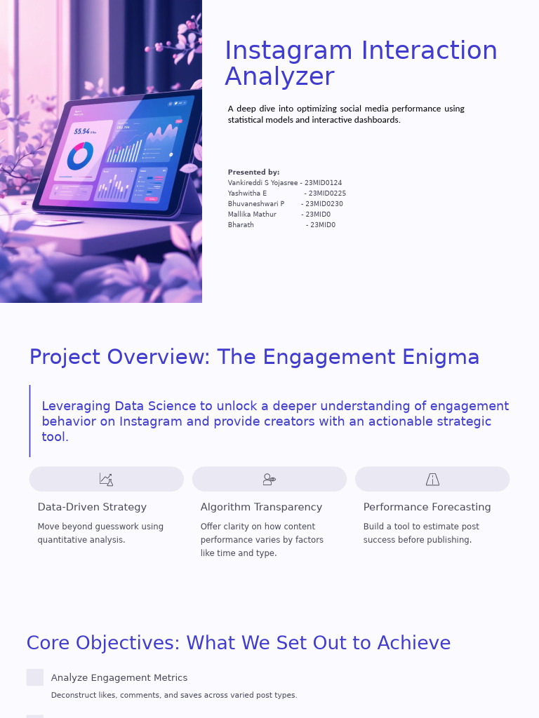 Instagram Engagement Analysis Tool | PDF | Analytics | Usability
