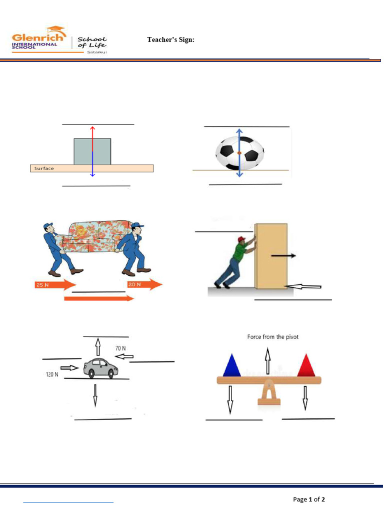 Ws On Forces | PDF