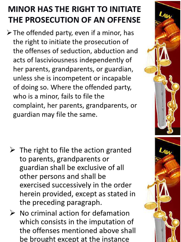 Minor's Rights in Criminal Prosecution | PDF | Arrest | Prosecutor