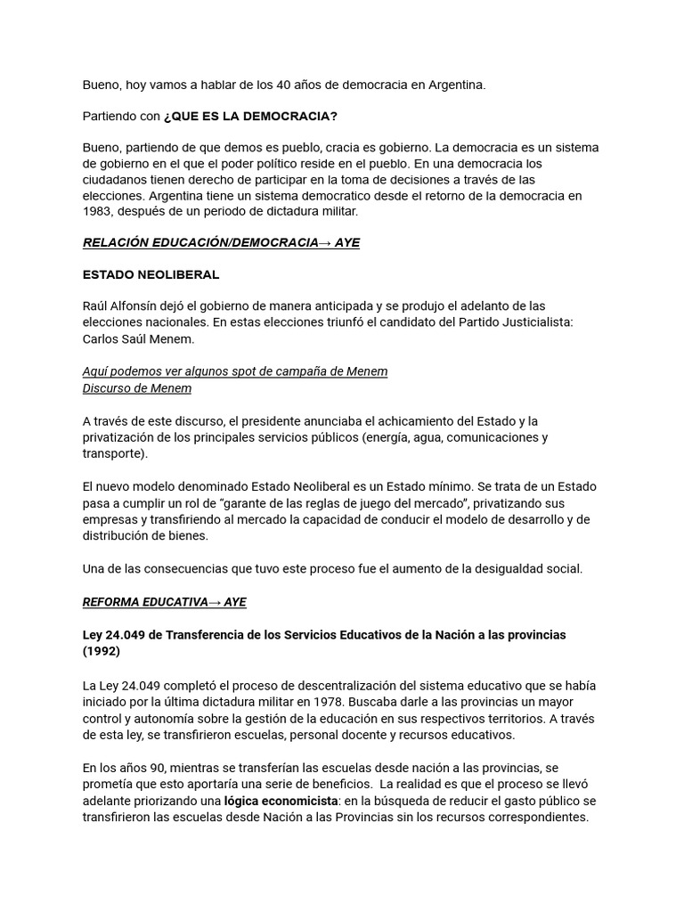 40 Años de Democracia | PDF | Democracia | Ideologías políticas