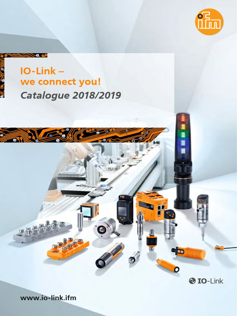 IO-Link Solutions for Automation | PDF | Electrical Connector | Sensor