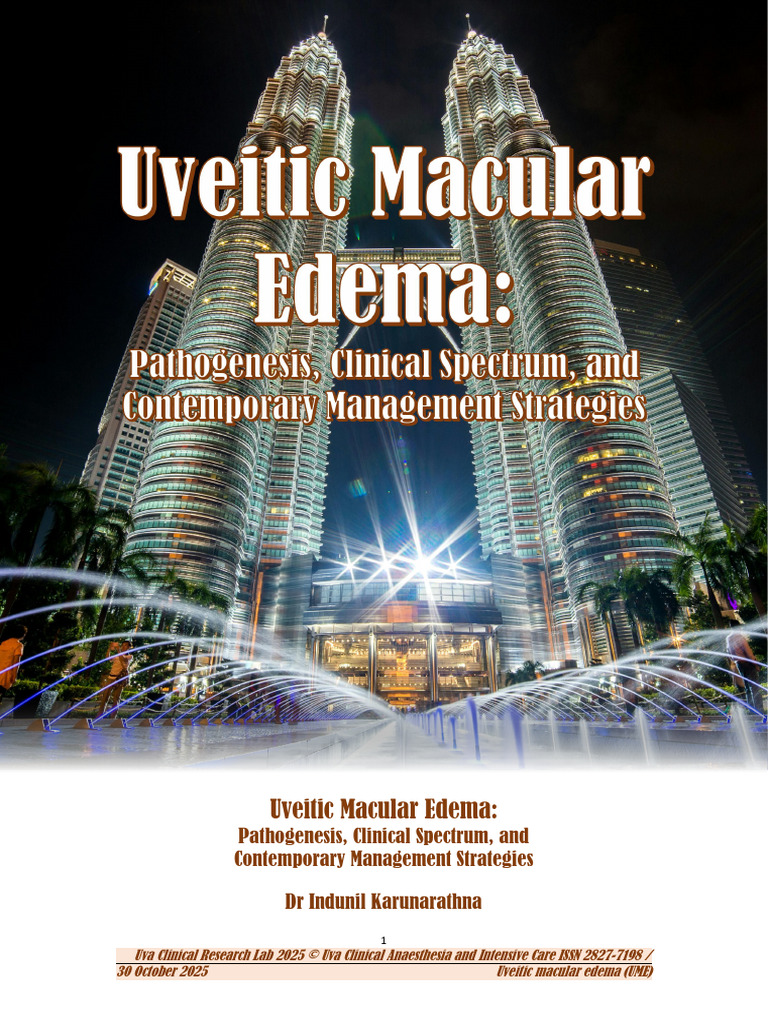 Uveitic Macular Edema Management Guide | PDF | Human Diseases And ...