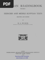 Download De Buck Egyptian Reading Book Vol I Leiden 1948 by Andrea Zingarelli SN94078584 doc pdf
