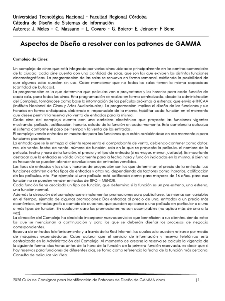 2025 Gu A De Consignas Para N De Patrones De Dise O De 1