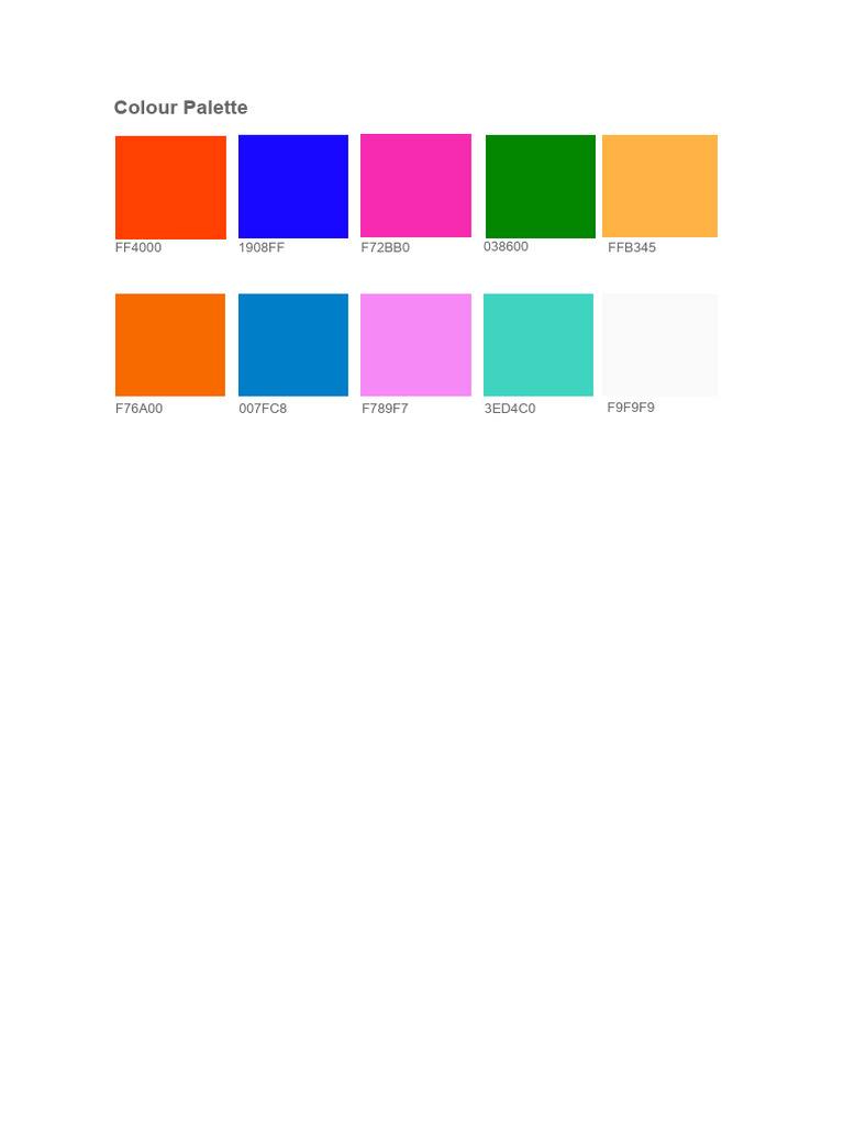 Color Palette | PDF