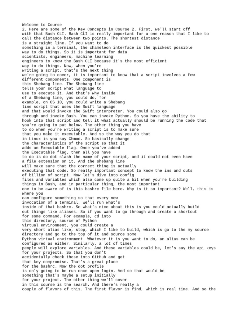 01 06 Overview of Key Concepts.en | PDF | Command Line Interface ...