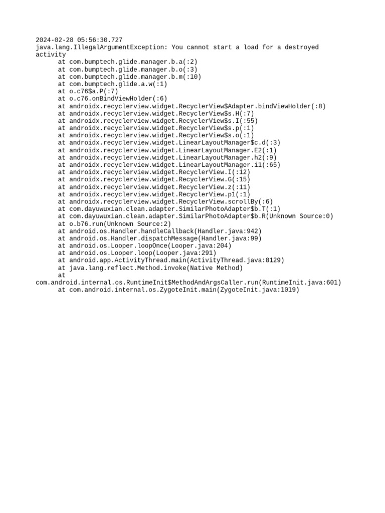 Glide Load Error in Android Activity | PDF