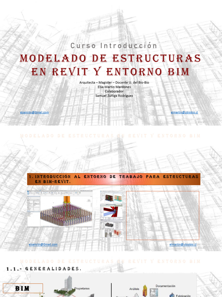 Modelado Estructural en Revit y BIM | PDF | Autodesk Revit | Modelado ...