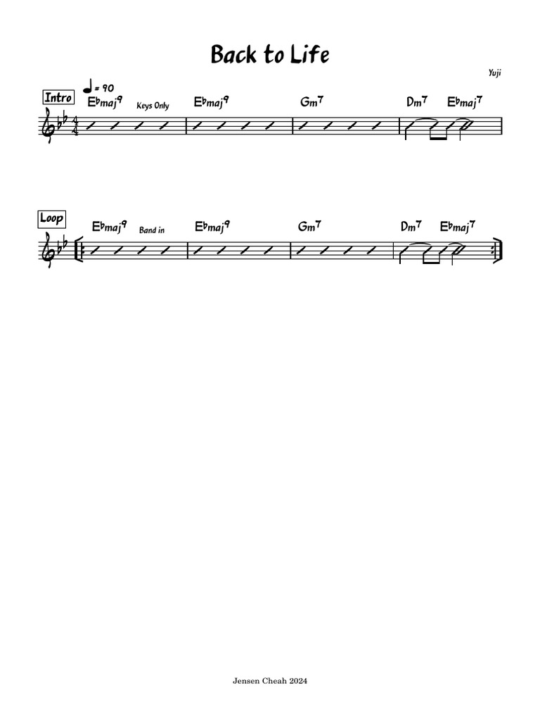 Back To Life - Yuji | PDF