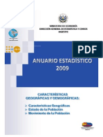 Anuario Estadistico 2009