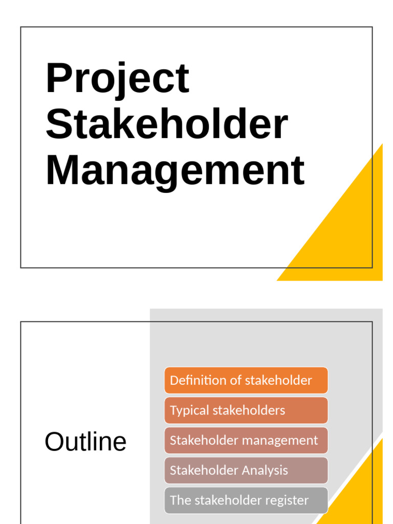 Project Stakeholder Management Guide | PDF | Creative Commons ...