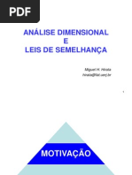 Análise Dimensional e Leis de Semelhança