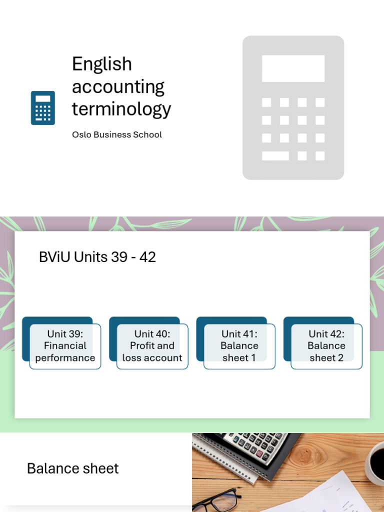 Essential Accounting Terminology Guide | PDF