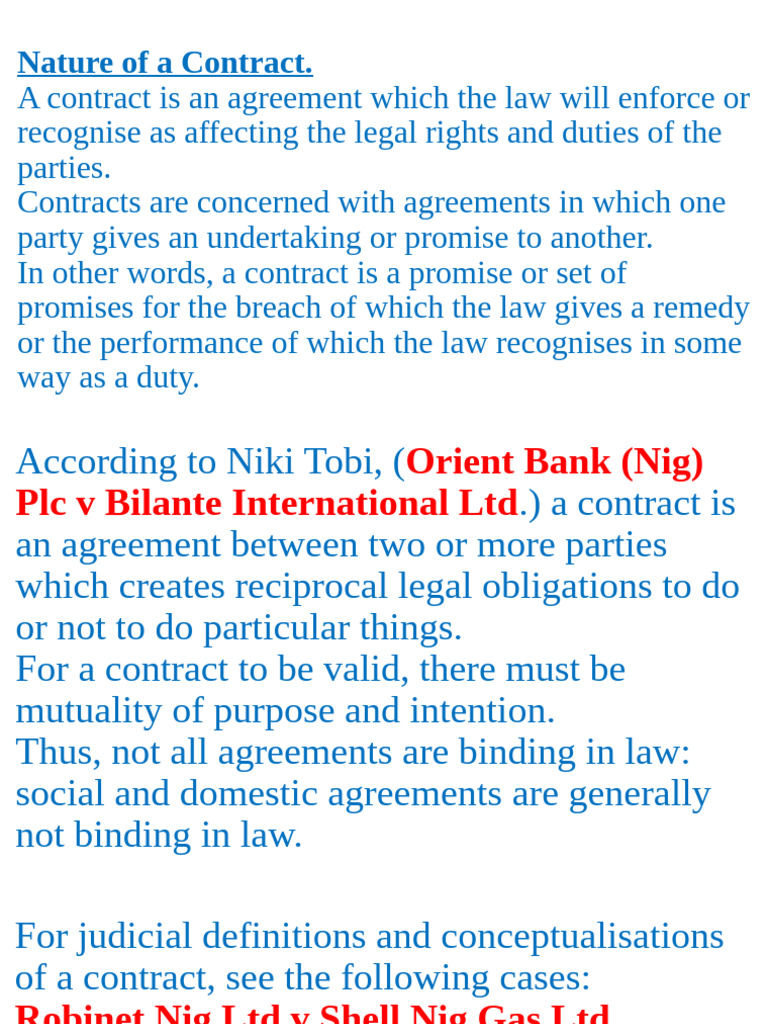 Understanding Contract Law Essentials | PDF | Consideration | Law Of ...