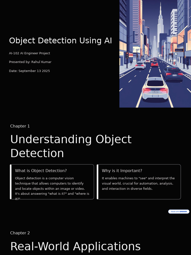 Object Detection Using AI | PDF | Artificial Intelligence ...