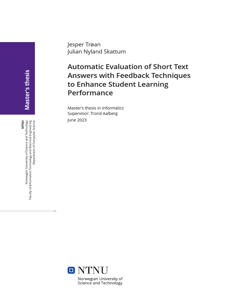 No - Ntnu Inspera 145904930 36152053 | PDF