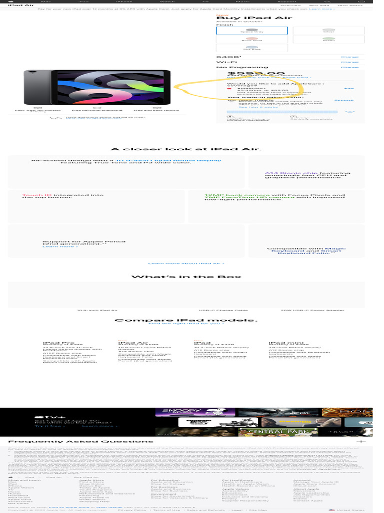iPad Air Overview and Features Guide | PDF | I Pad | Apple Inc.
