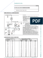 Calculo de Bancos de Con Dens Adores