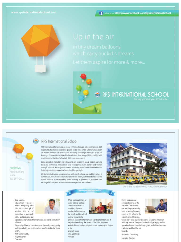 RPS International School Overview | PDF | Learning | Liberal Arts Education