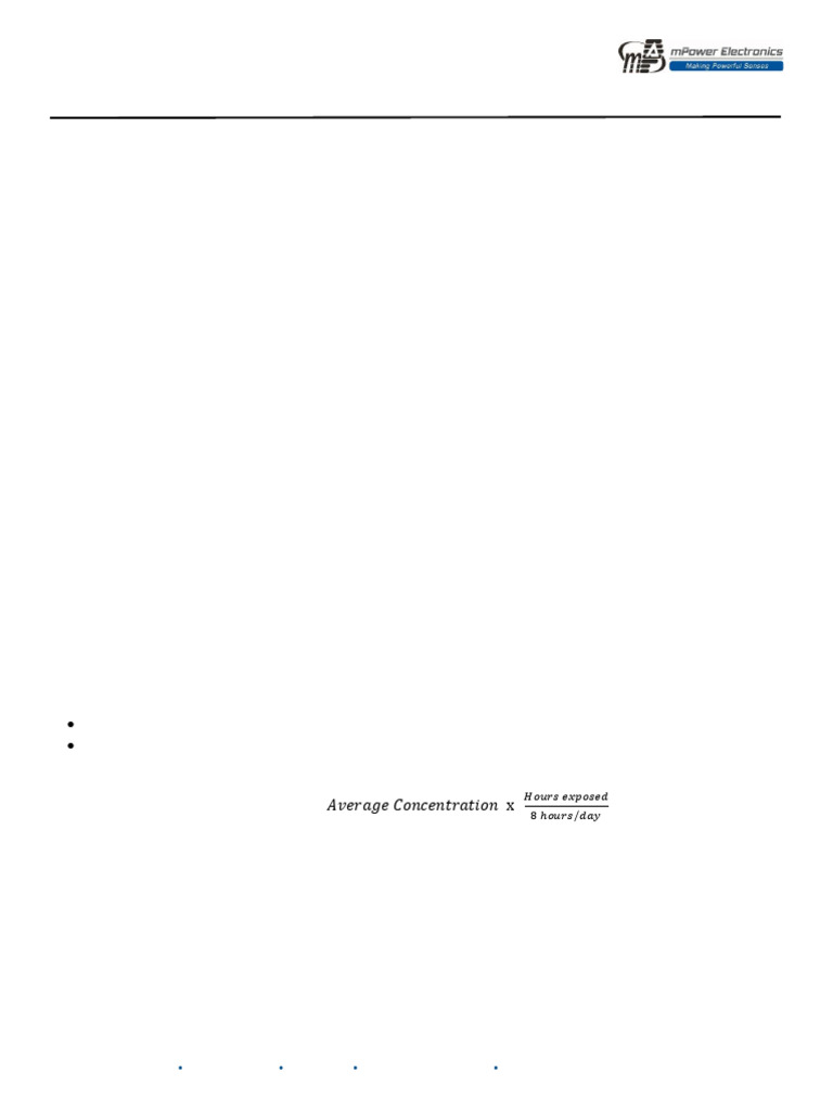 Workplace Vapor Exposure Limits Explained | PDF | Occupational Safety ...