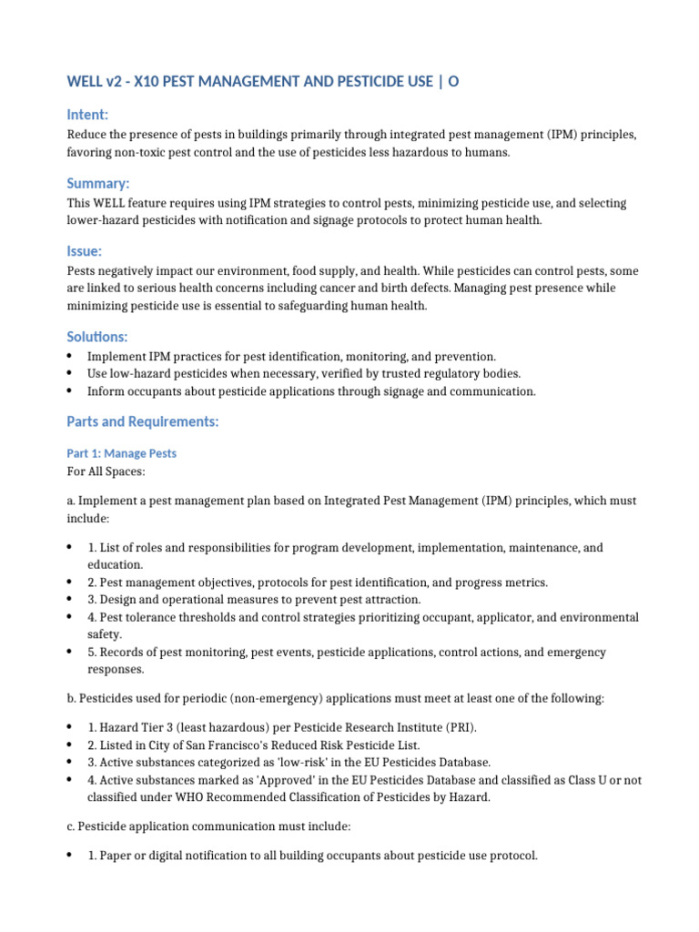 Integrated Pest Management Guidelines | PDF | Pesticide | Pest Control