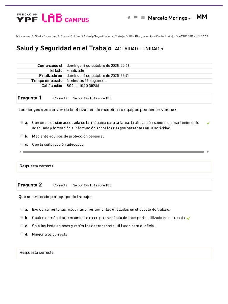 Riesgos y Seguridad en el Trabajo | PDF