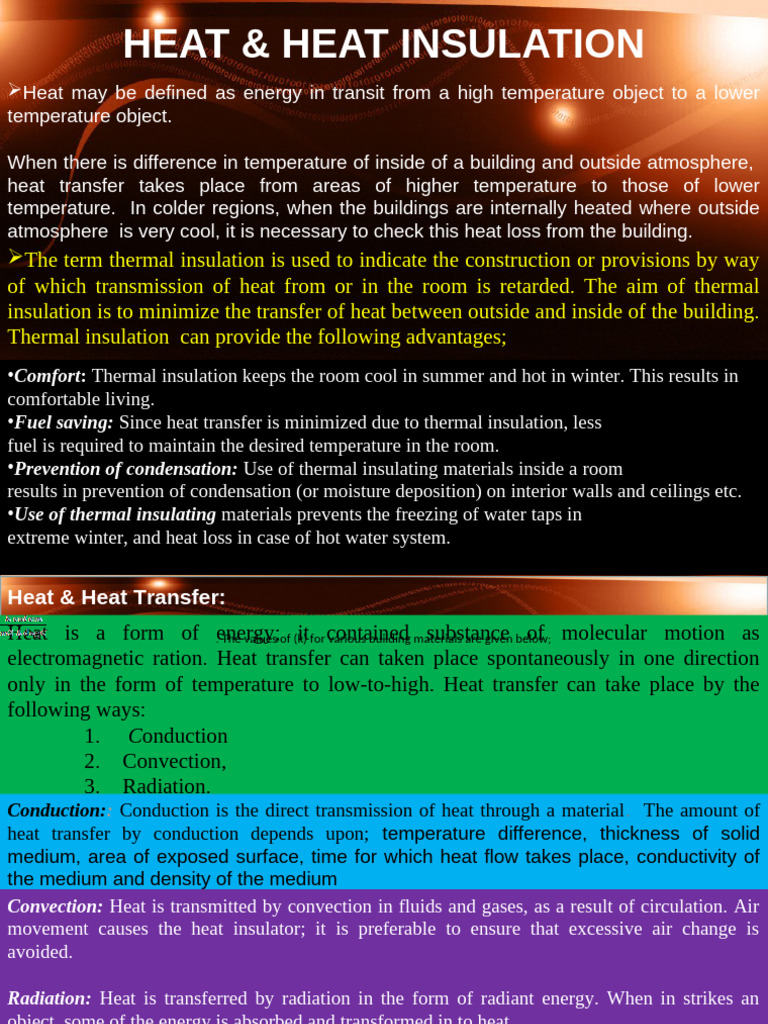 Understanding Heat Transfer & Insulation | PDF | Building Insulation ...