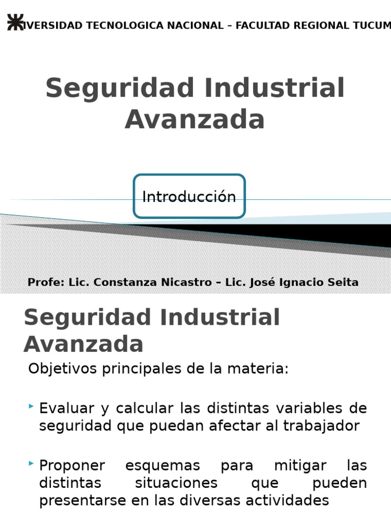 Seguridad Industrial Avanzada: Riesgos y Prevención | PDF | Riesgo ...